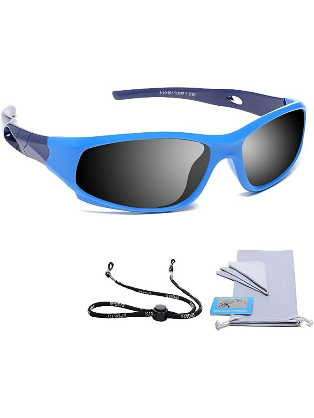 Kids Polarized Sunglasses Sports Sunglasses With Adjustable Strap